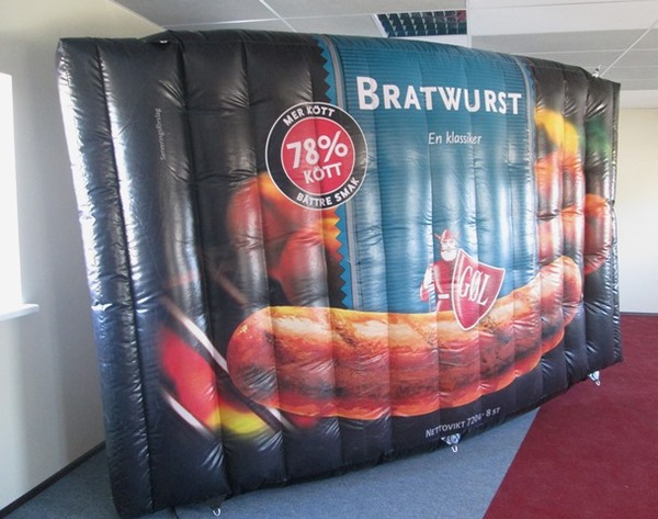 Täispuhutav tootekoopia 2,5 x 4m Täispuhutav tootekoopia 2,5 x 4m