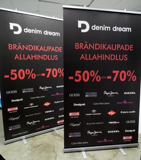 Mainosseinät Denim Dream Mainosseinät Denim Dream