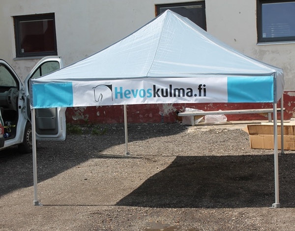 Mainosteltta Hevoskulma.fi 3x4,5m Mainosteltta Hevoskulma.fi 3x4,5m