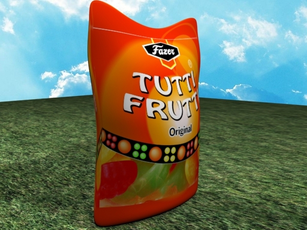 3D ideekavand täispuhutavale silindrile 3D ideekavand täispuhutavale silindrile