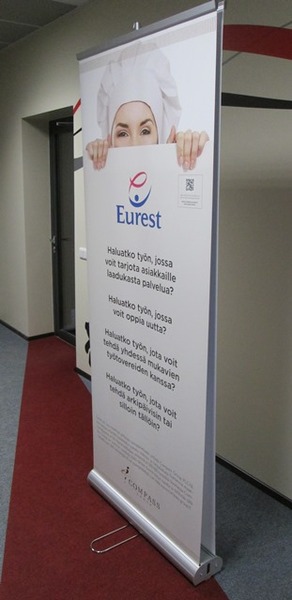 Kakspuolinen kuvateline roll up Kakspuolinen kuvateline roll up